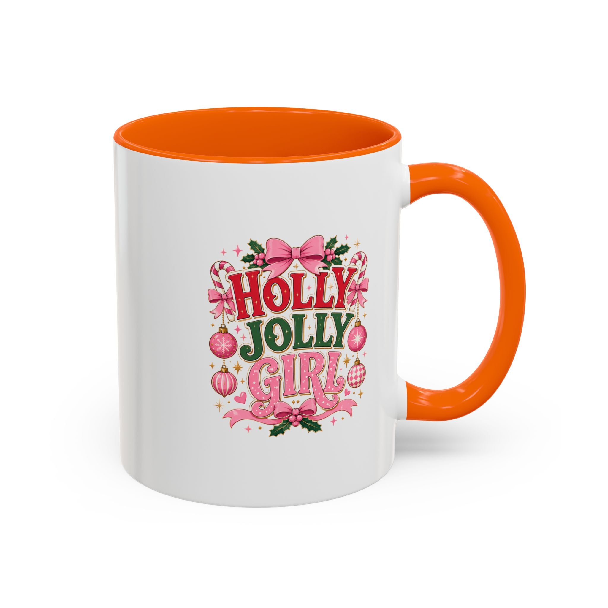 Accent Coffee Mug Holly Jolly Girl