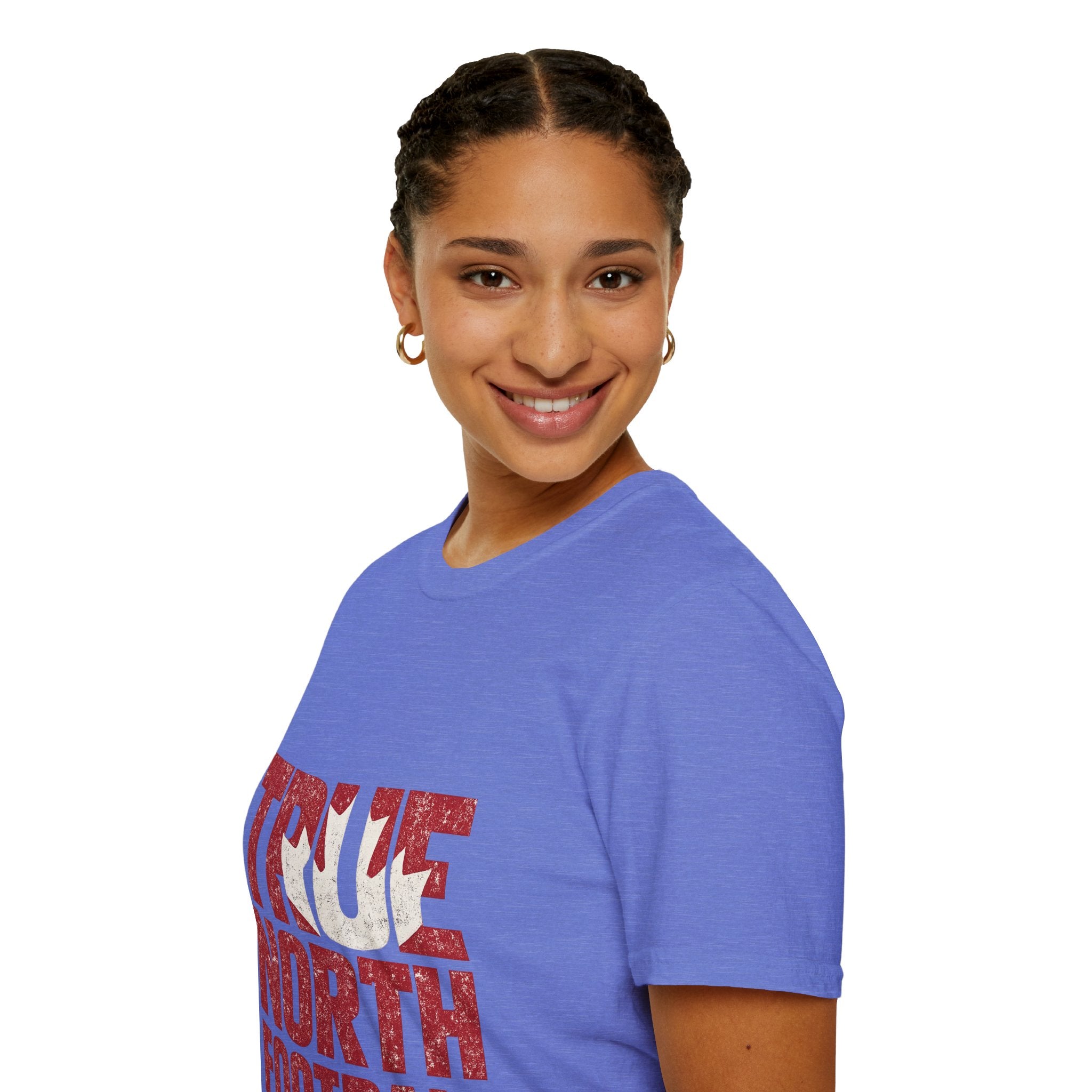 Canada True North Football T-Shirt — Vintage Canadian Leafs Sports Tee
