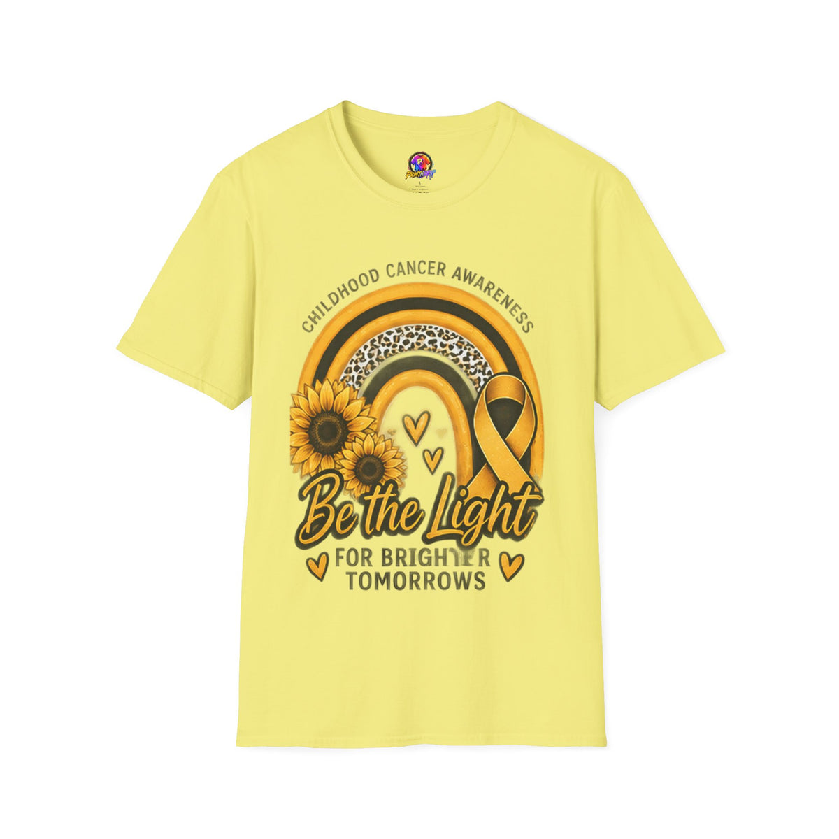 Be the Light Childhood Cancer Awareness T-Shirt