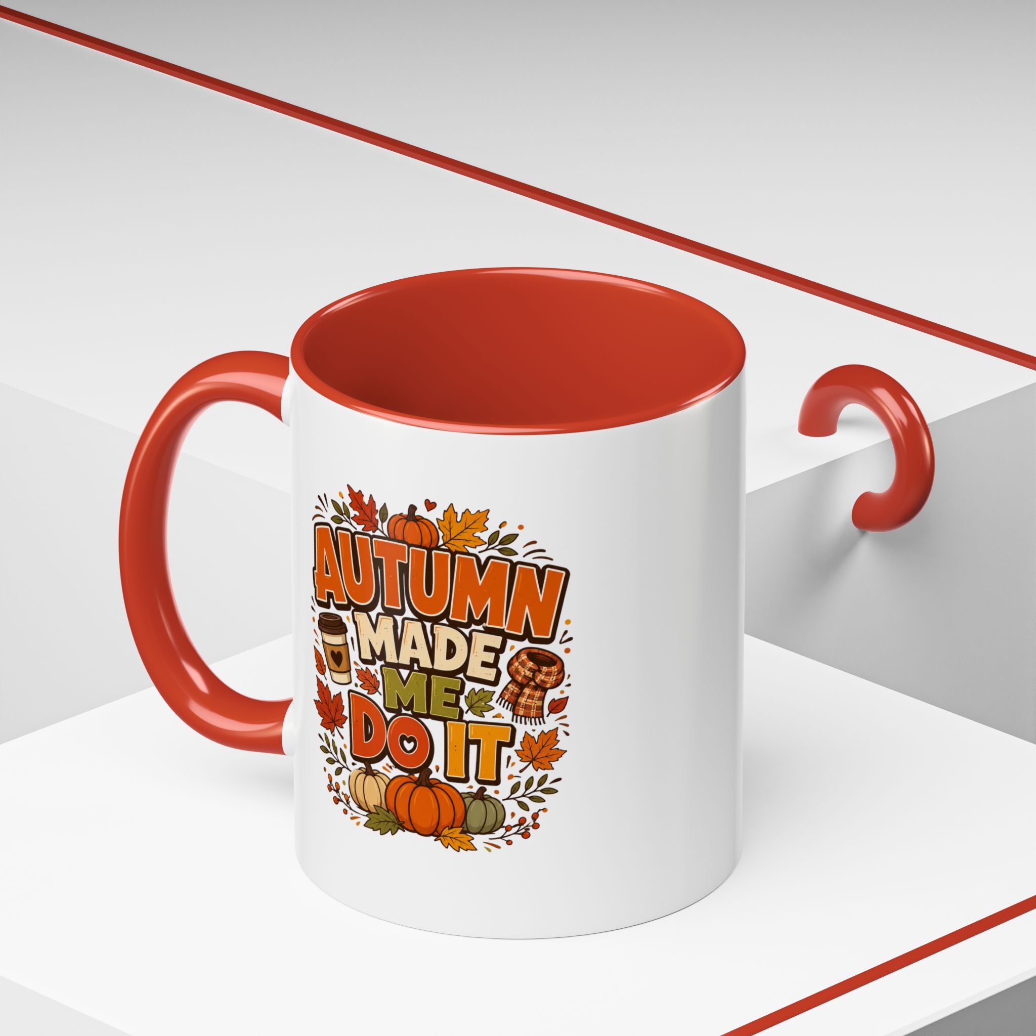 Thanksgiving Mug Autumn Made Me Do It Coffee Mug