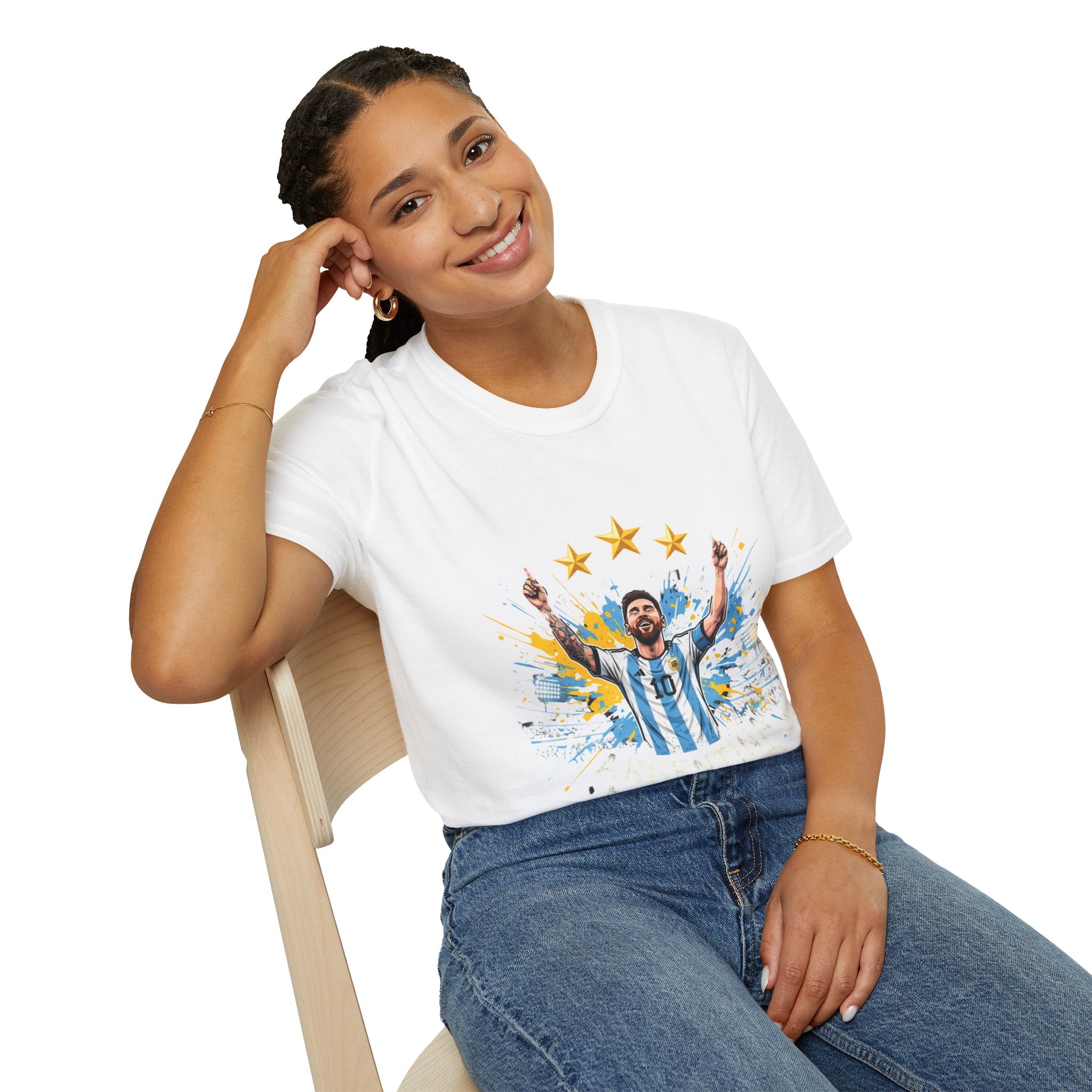 Argentina Messi  Soccer T‑Shirt — Argentina Messi 10 Fan Tee