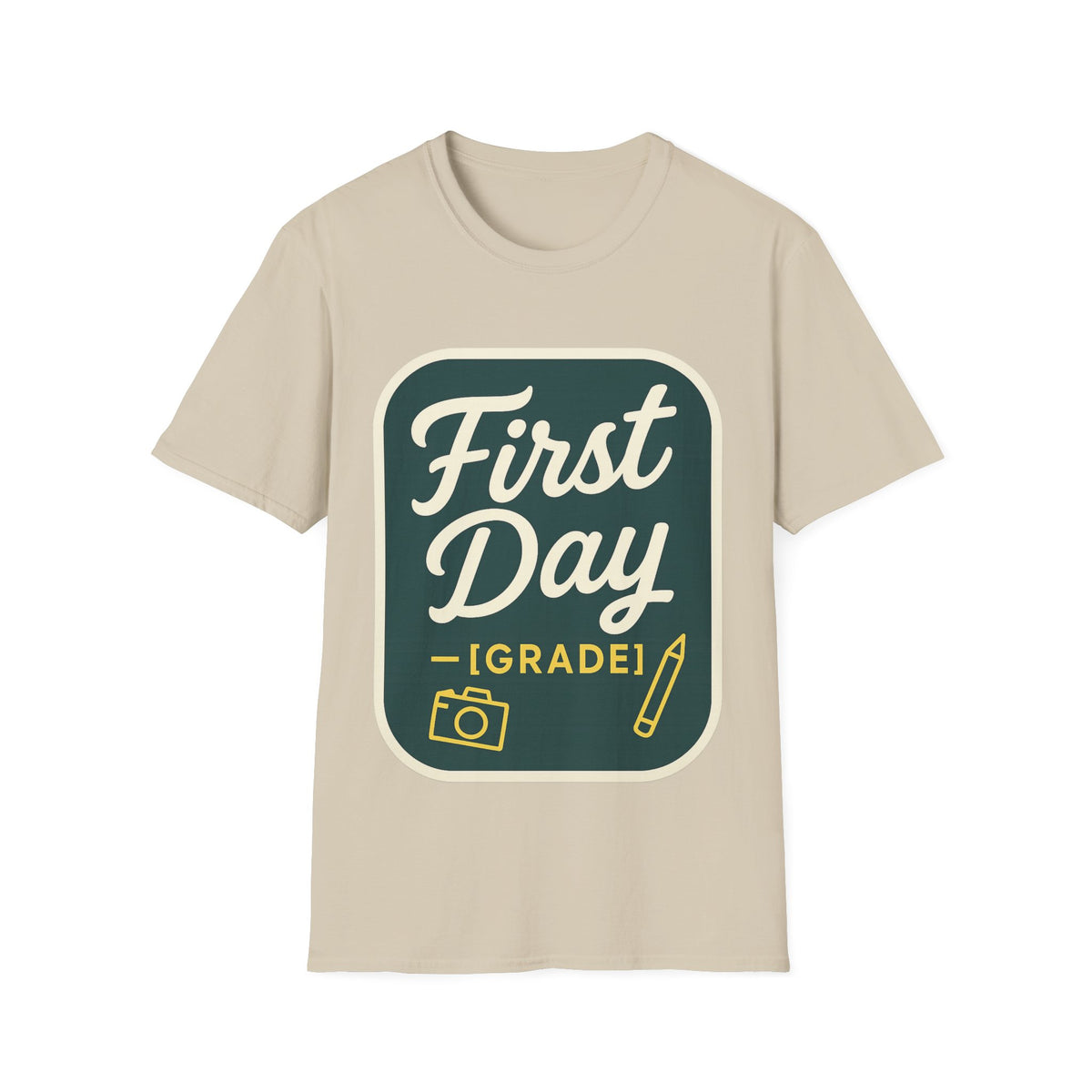 First Day T-Shirt — Retro "First Day (Grade 1)" Back-to-School Tee - Trending Now - August 2026