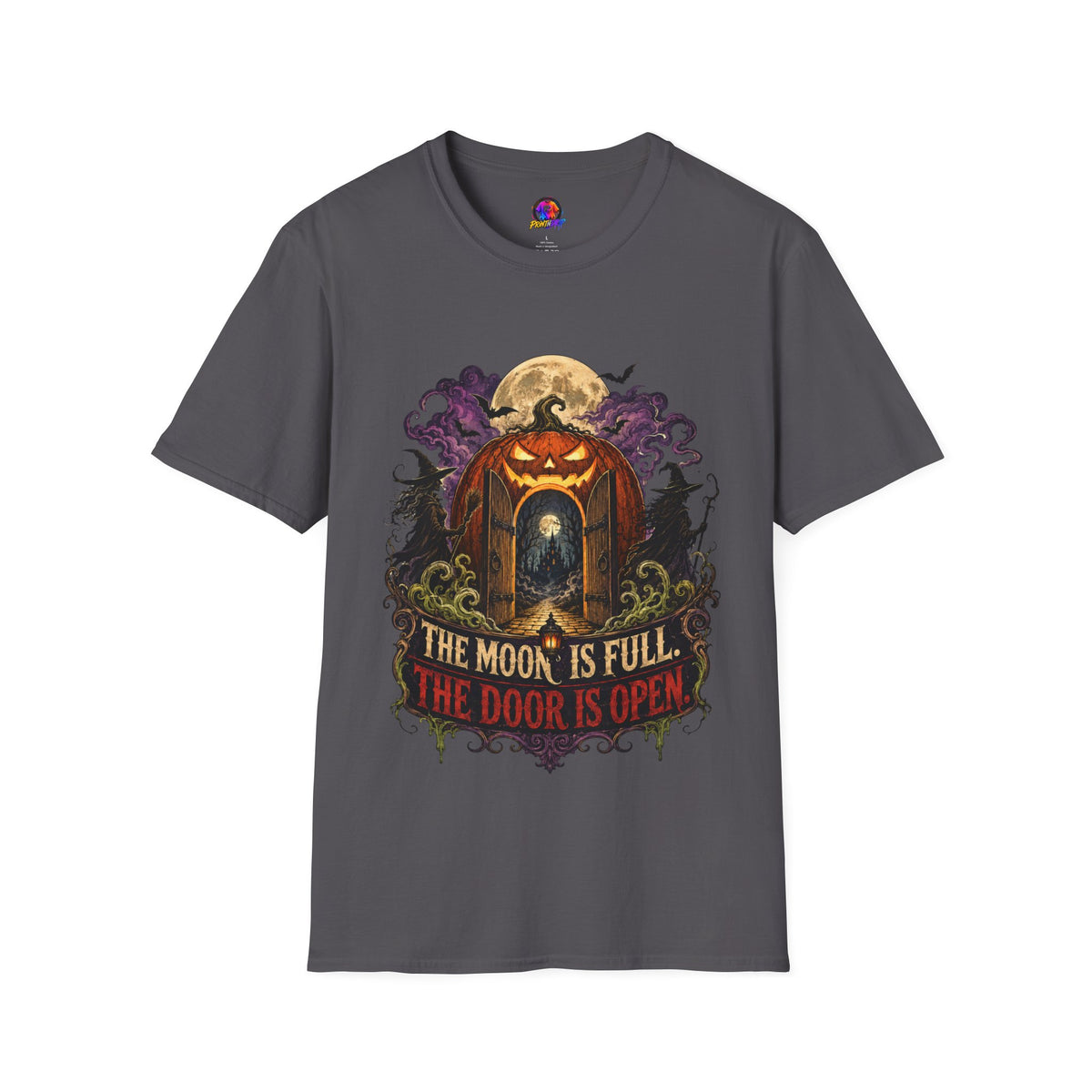 Halloween The Moon Is Full Unisex Softstyle T-Shirt