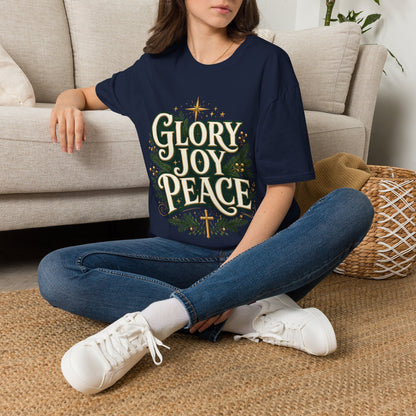Glory Joy Peace Christmas T-Shirt