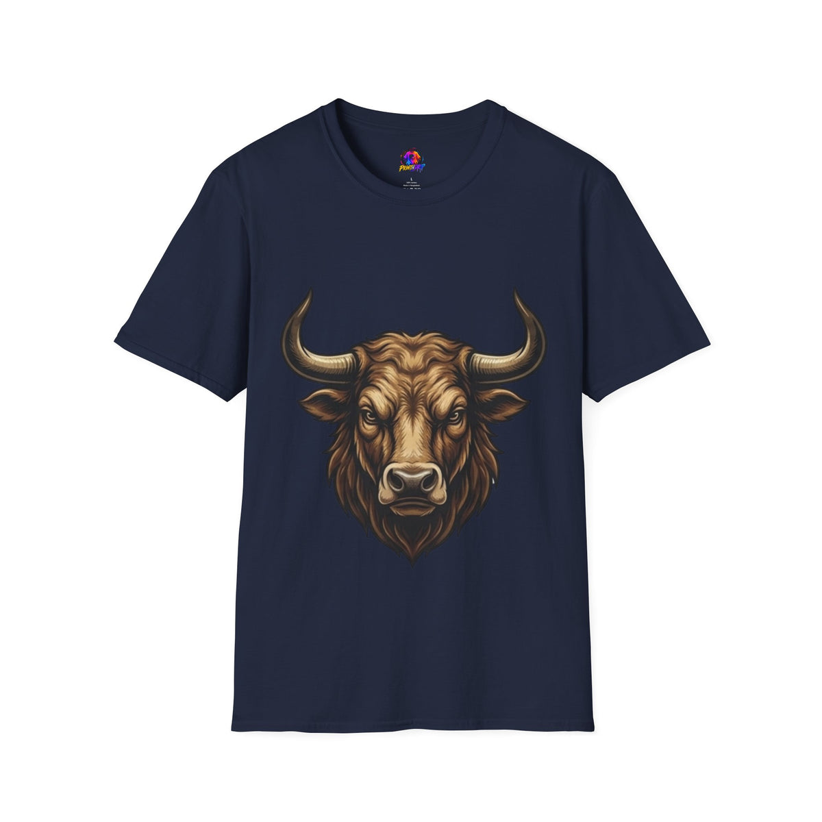Taurus Bull Head T‑Shirt — Rustic Buffalo Graphic Tee