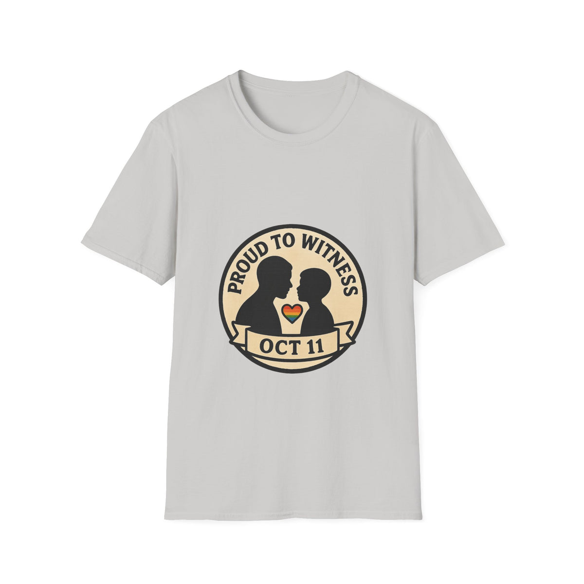 T-Shirt — Proud to Witness Oct 11 Badge Tee - Trending Now - October 2026