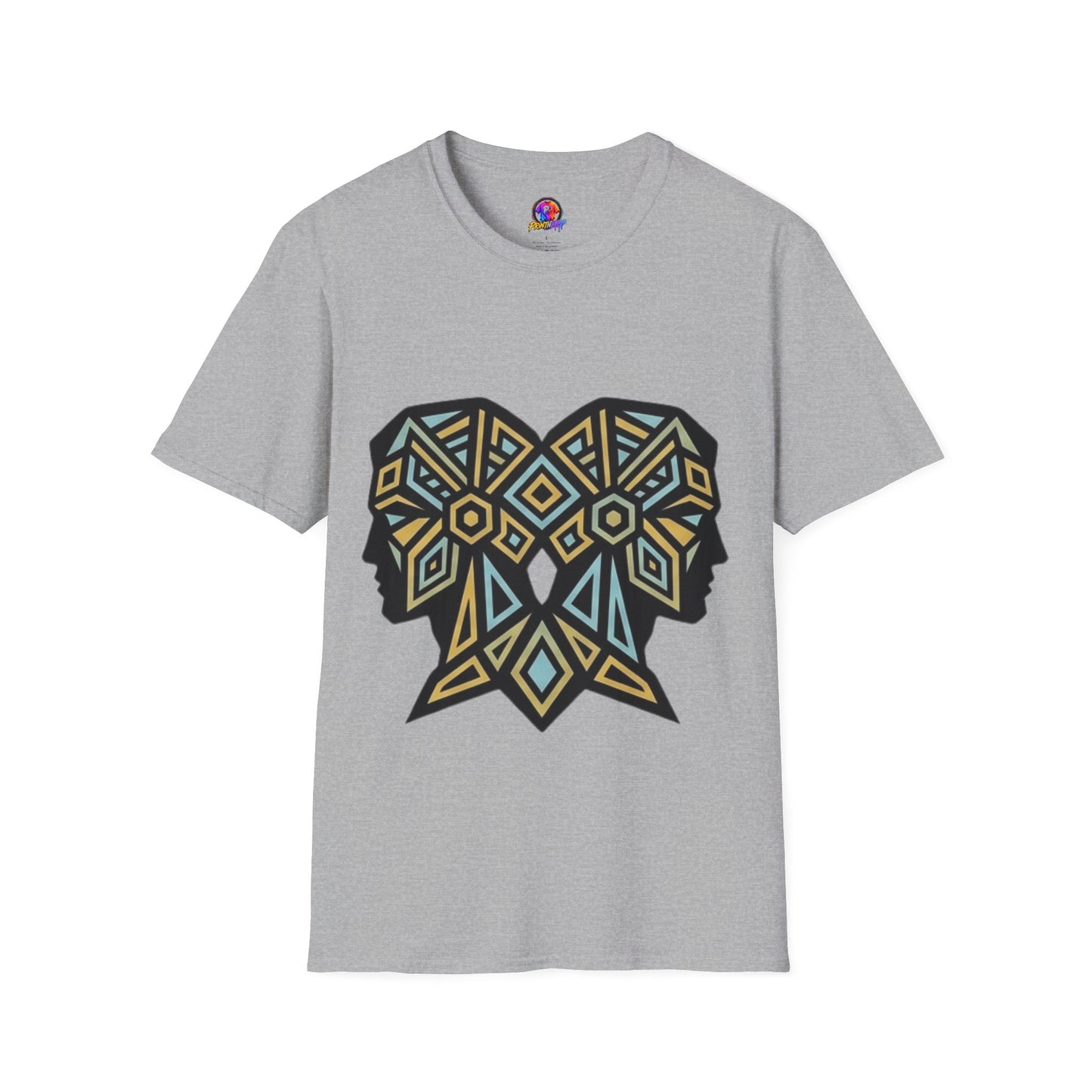 Geometric Elephant Tee — Tribal Mosaic Elephant Graphic T-Shirt