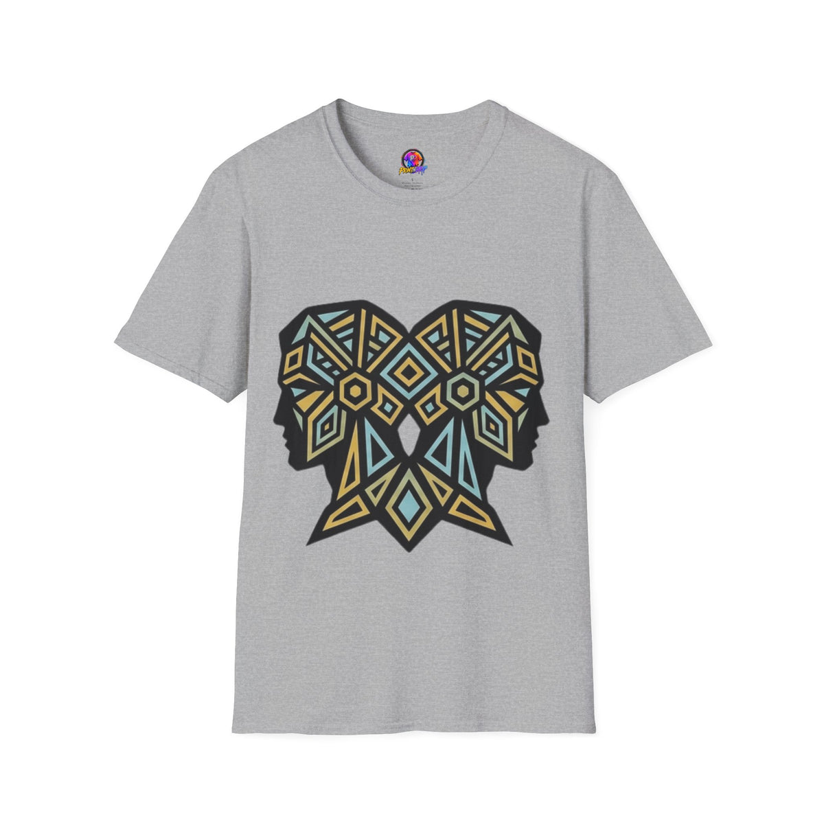 Geometric Elephant Tee — Tribal Mosaic Elephant Graphic T-Shirt