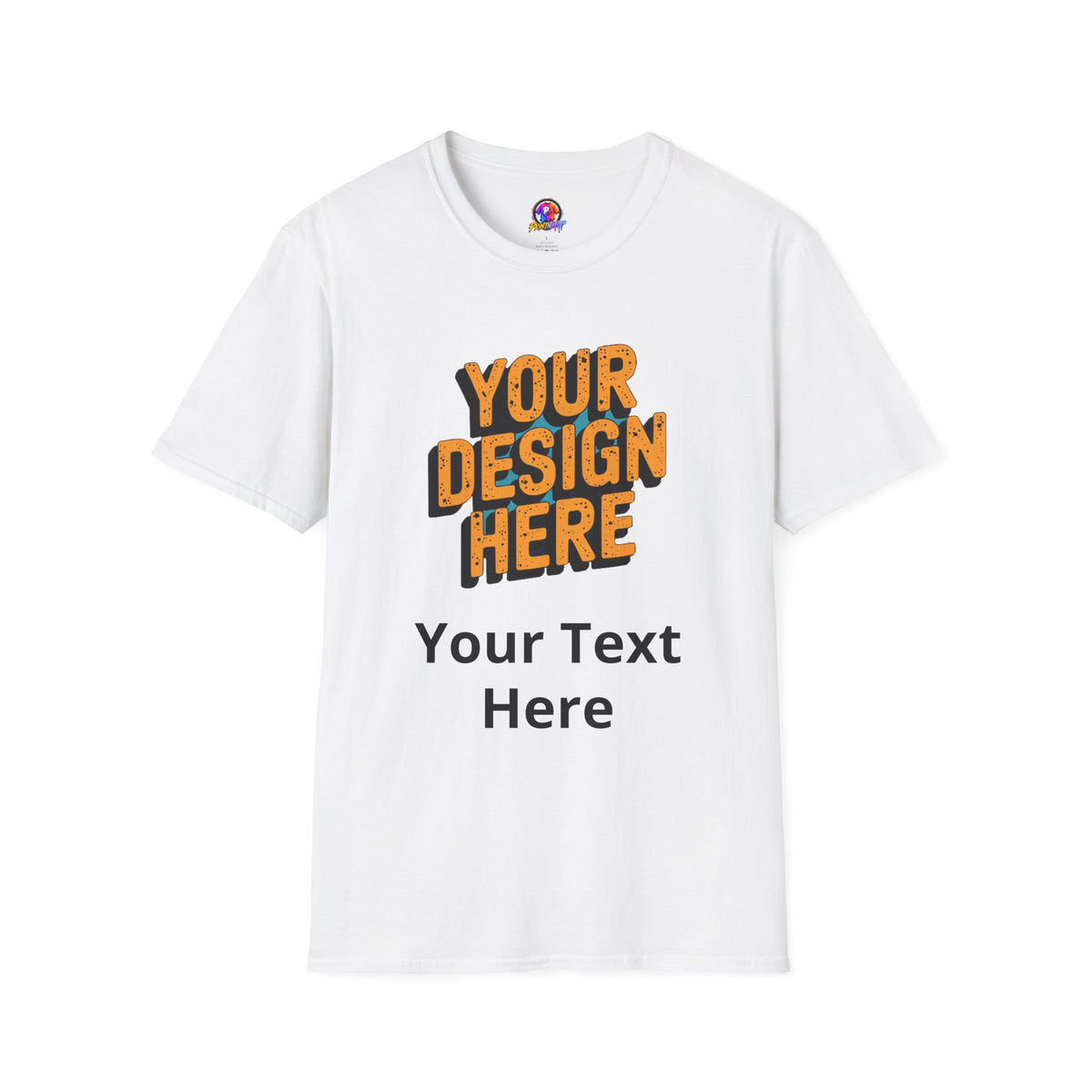 Unisex Softstyle T-Shirt - Personalize Your Own T-Shirt With Choice Of Your Colors And Designs