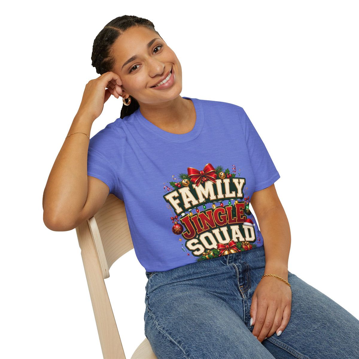 Family Jingle Squad Christmas T-Shirt — Festive Holiday Tee