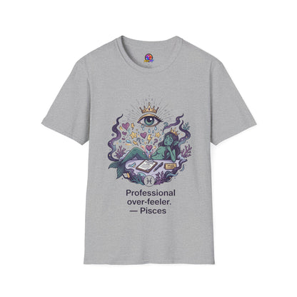 Mystic Eye Graphic T‑Shirt — 'Professional Over‑Feeler' Surreal Tee