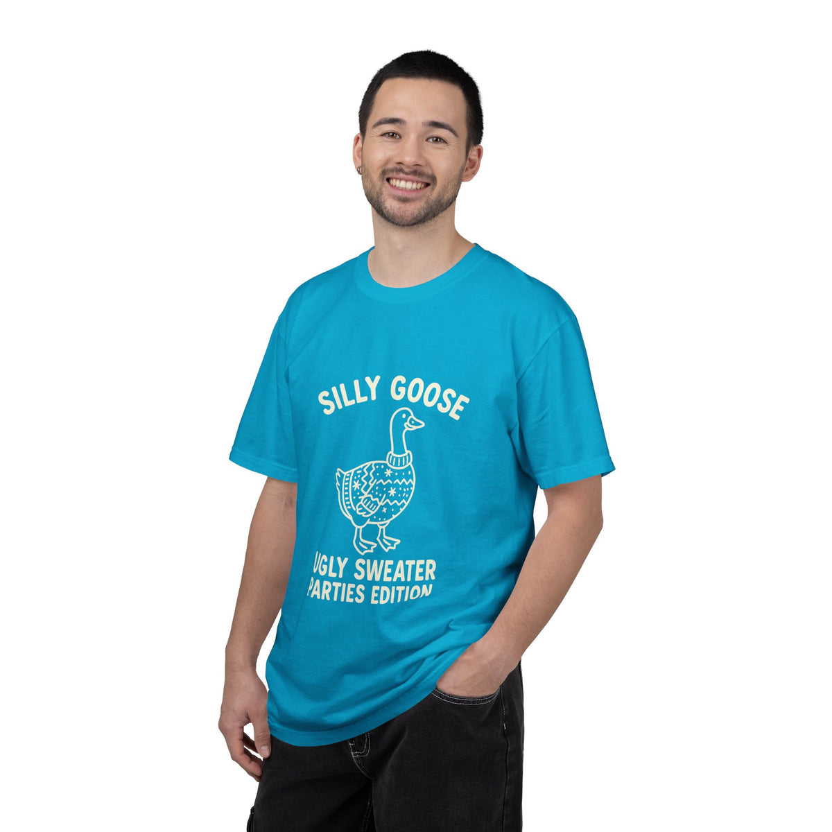 Silly Goose Ugly Sweater Parties Edition T-Shirt - Trending Now - October 2026