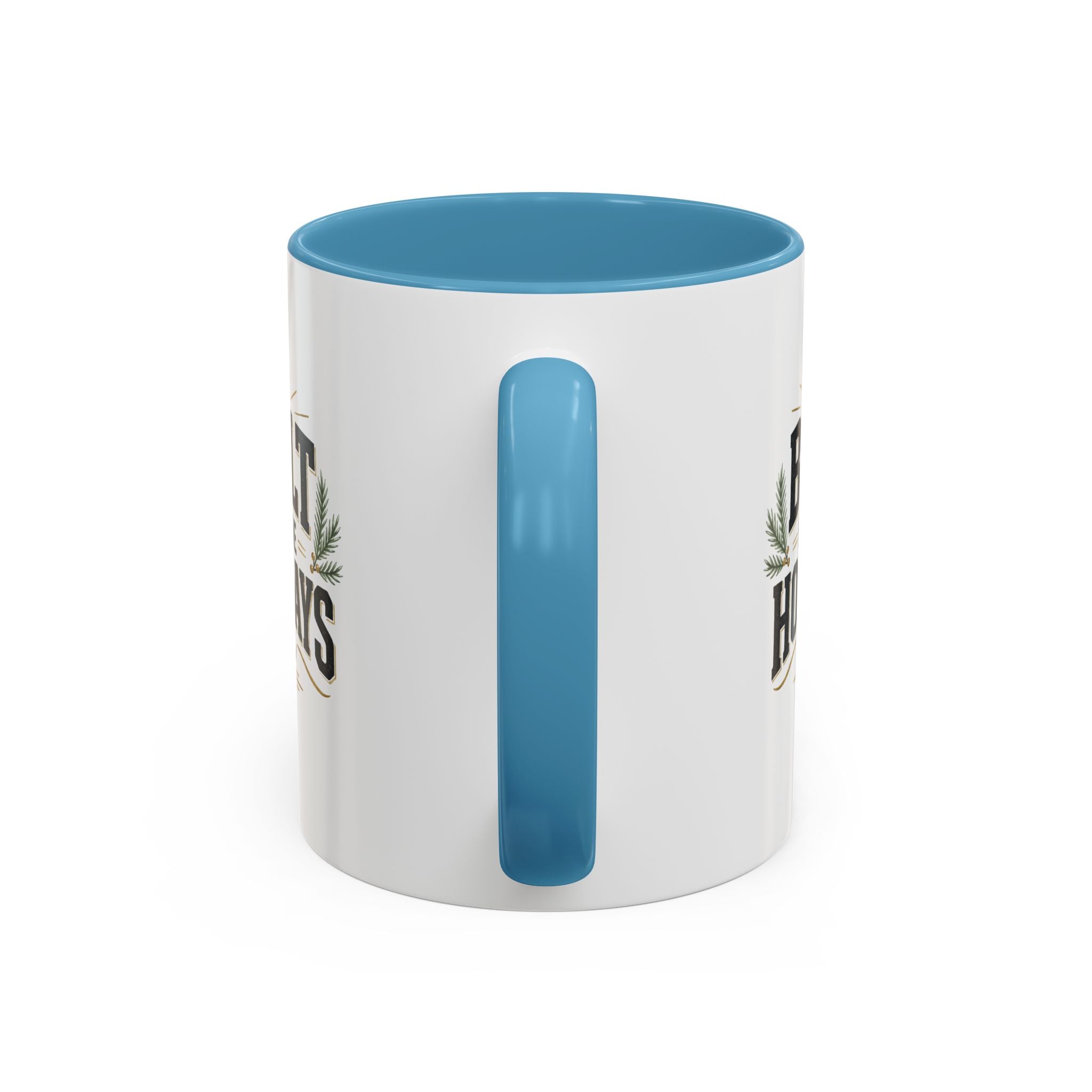 Christmas Built for the Holidays Accent Coffee Mug – Holiday Workshop Coffee Cup