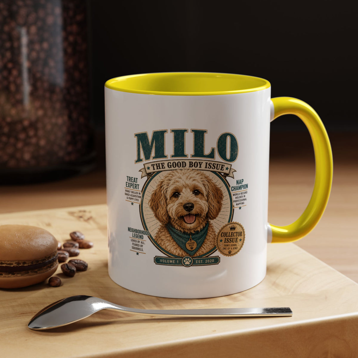 Milo Bailey Dog Dad Mom Milo Dog Mug — “The Good Boy Issue” Decorative Coffee Cup