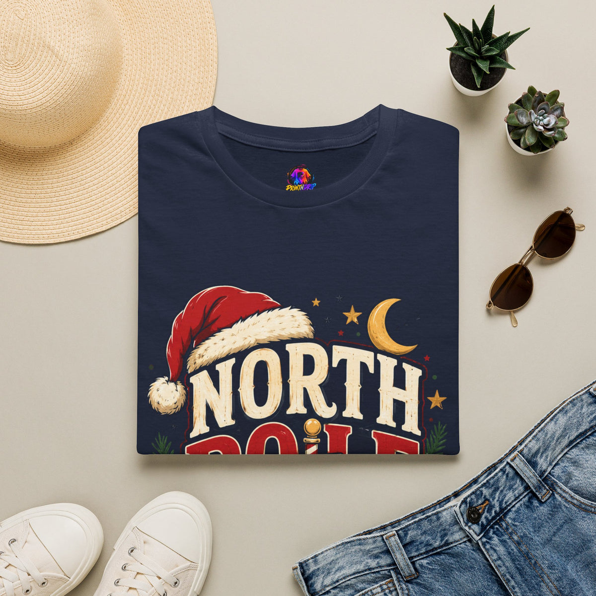 North Pole Nap Team T-Shirt — Funny Christmas Sleepy Holiday Tee