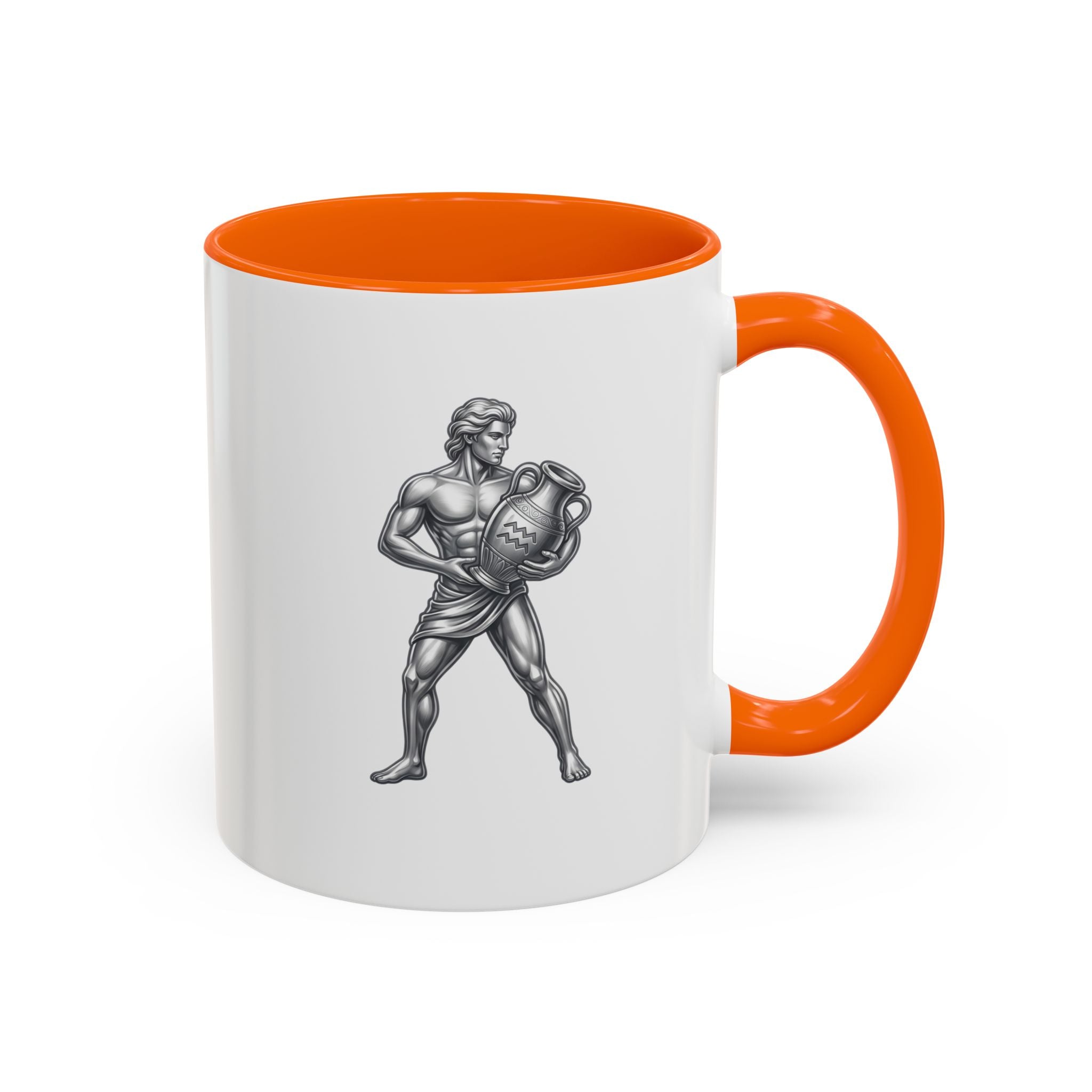 Aquarius Zodiac Accent Coffee Mug – Astrology Sign Gift