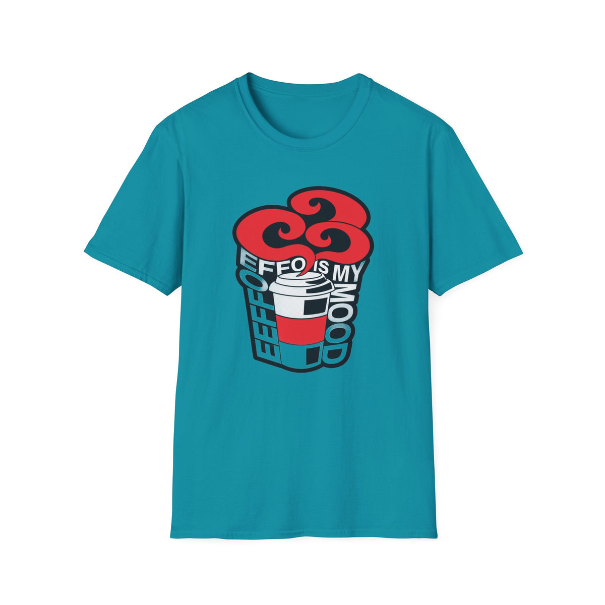 T‑Shirt — “Coffee Is My Co-Pilot” Retro Heart Coffee Cup Graphic Tee - Trending Now - August 2026