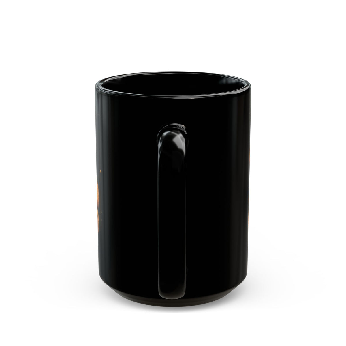 Teddy Bear Mug — Childhood Cancer ‘Stronger Brighter Kinder Braver’ Inspirational Black Coffee Cup (11oz/15oz)