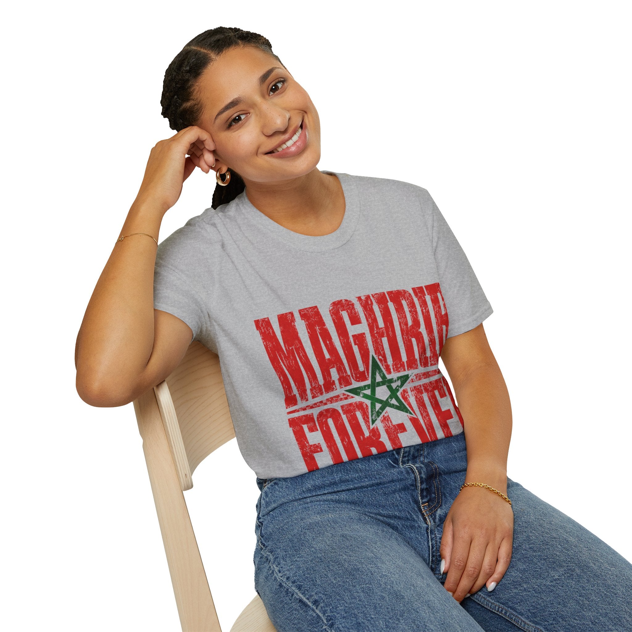 Morocco T-Shirt — Maghrib Forever Moroccan Flag Graphic Tee