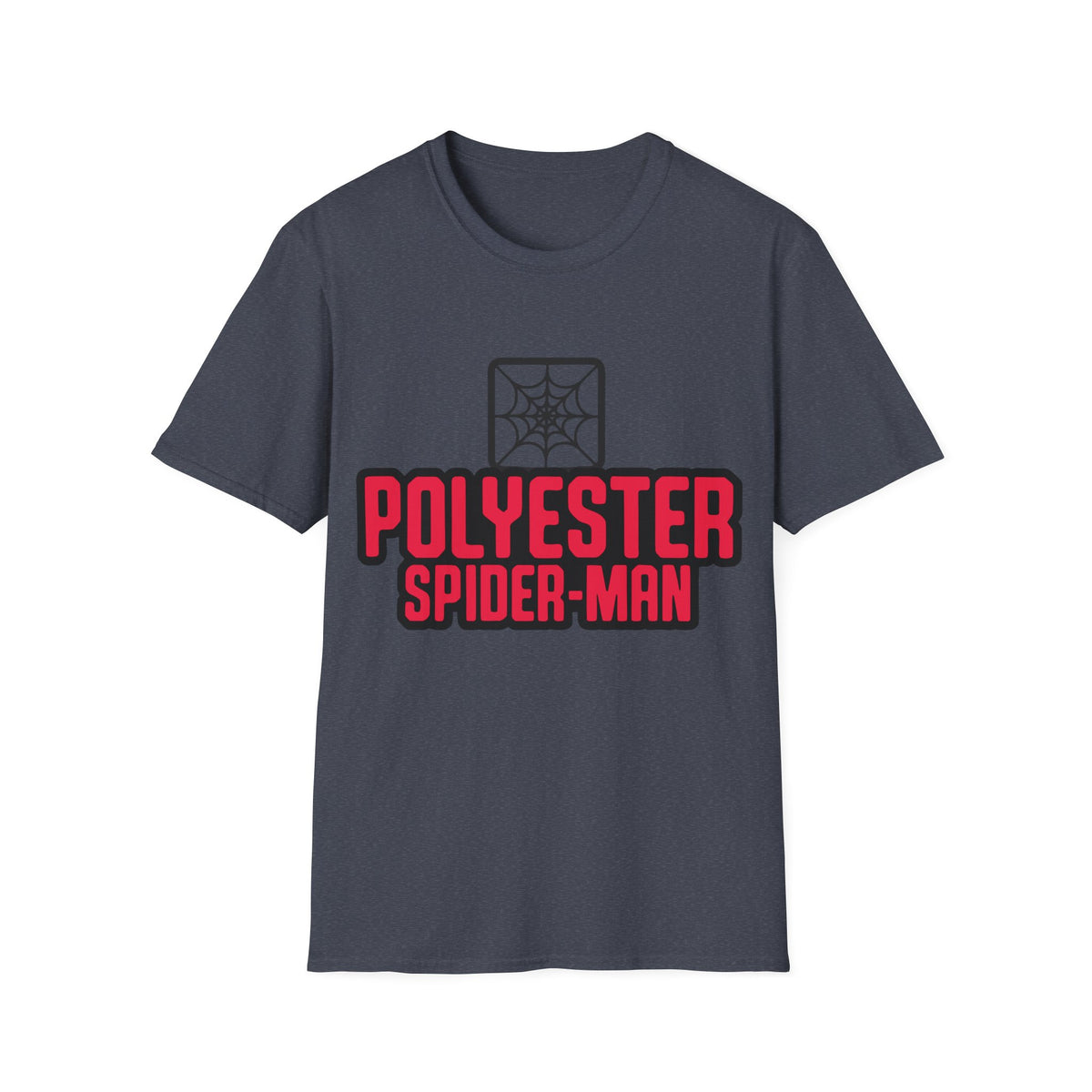 Spider-Man Polyester Graphic Tee — Bold Retro Logo Spiderweb T-Shirt - Trending Now - August 2026