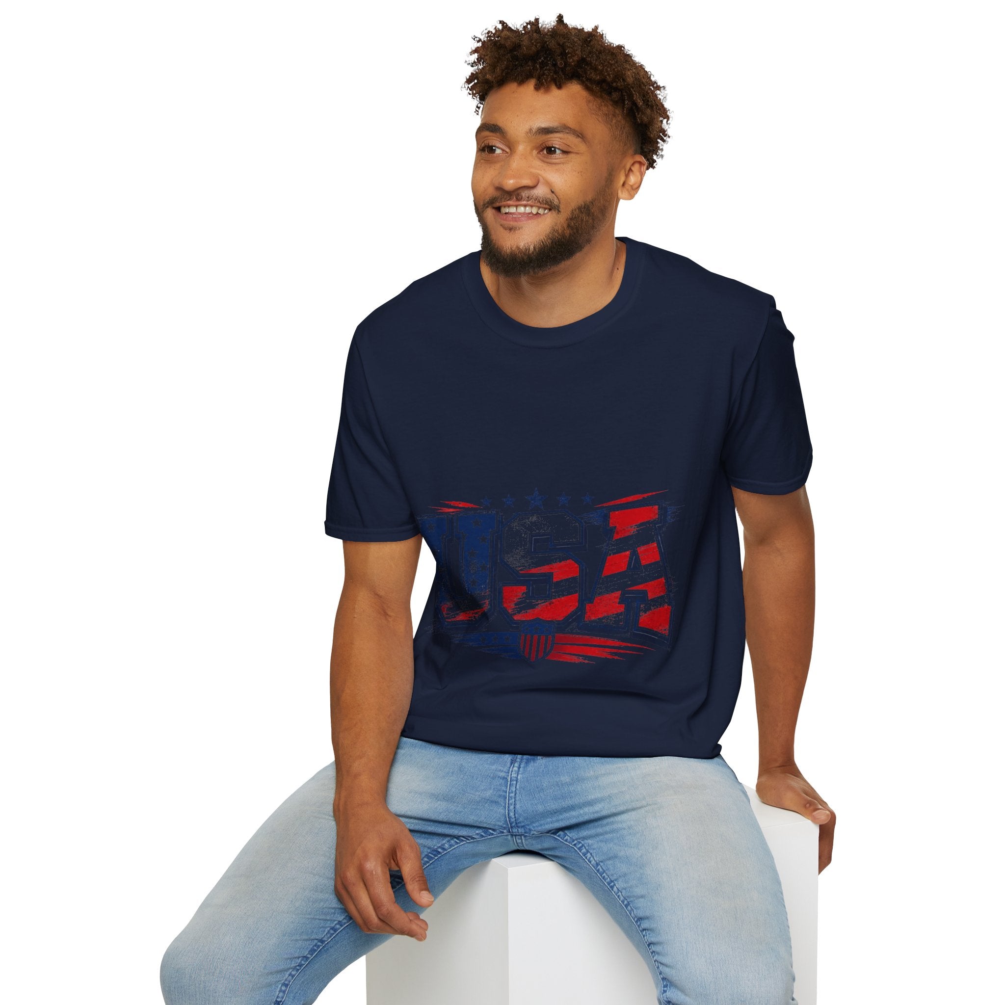USA Flag Graphic T-Shirt — Patriotic American Pride Tee