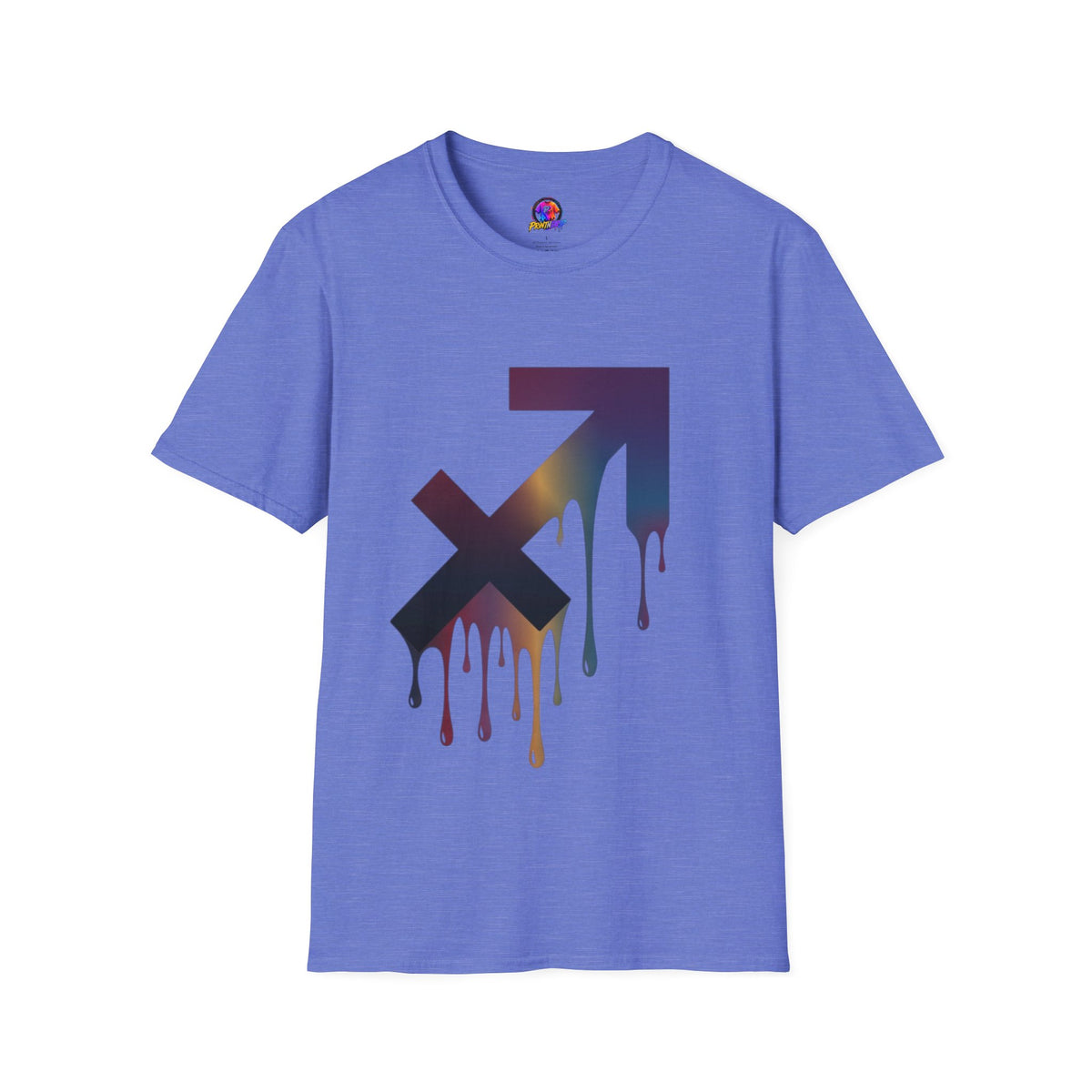 Sagittarius Drip T-Shirt — Gradient Astrological Arrow Tee