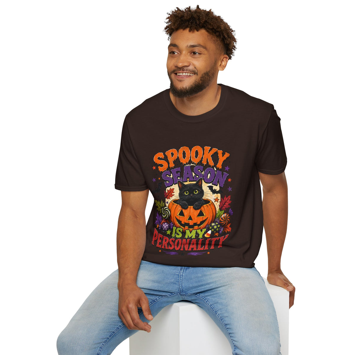 Halloween Spooky Season Unisex Softstyle T-Shirt
