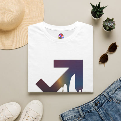 Sagittarius Drip T-Shirt — Gradient Astrological Arrow Tee