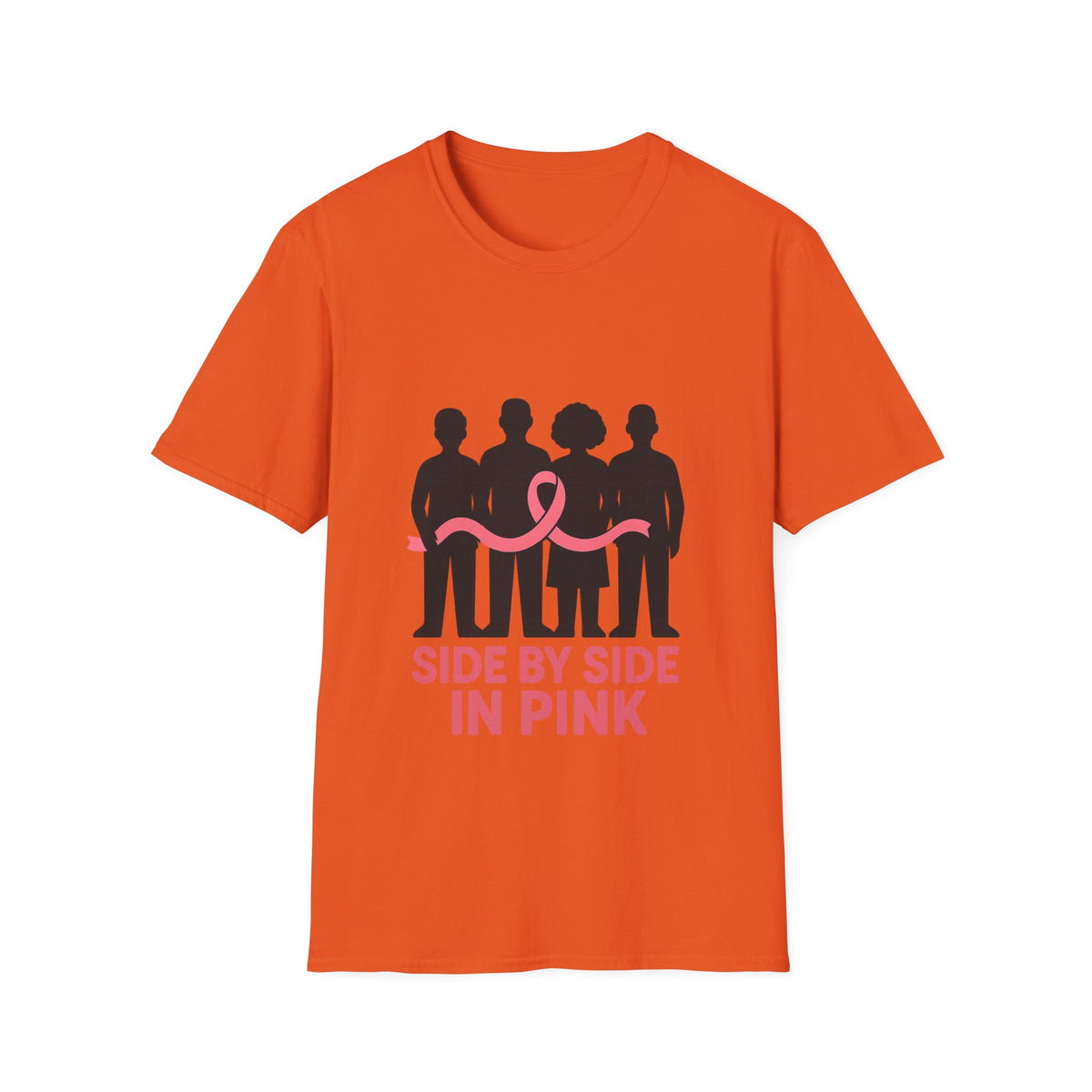 Side by Side in Pink Breast Cancer Awareness T-Shirt - Trending Now - October 2026