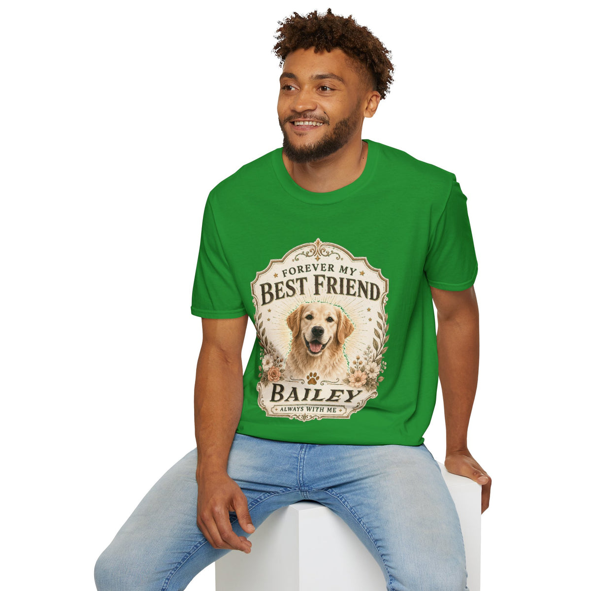 Forever My Best Friend Dog T-Shirt — Personalized Pet Tribute Tee