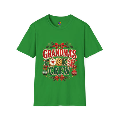 Grandma's Cookie Crew T-Shirt — Festive Christmas Baking Tee