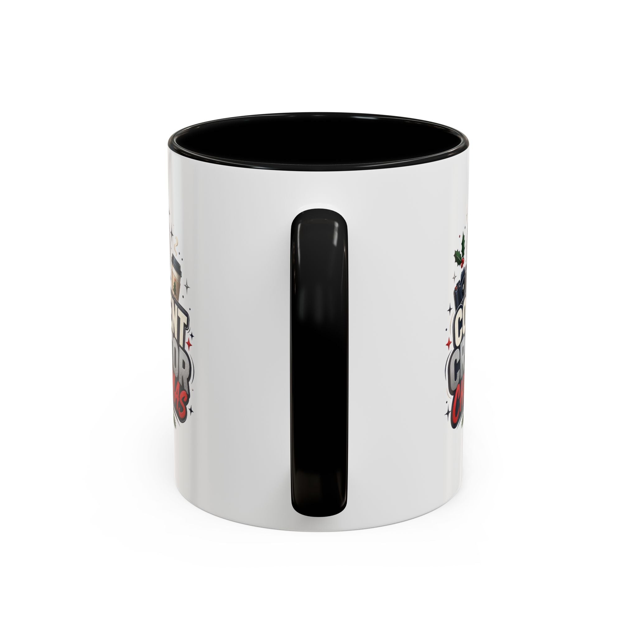 Modern Day Christmas Content Creator Christmas Accent Coffee Mug — Holiday Social Media Gifts (11/15oz)