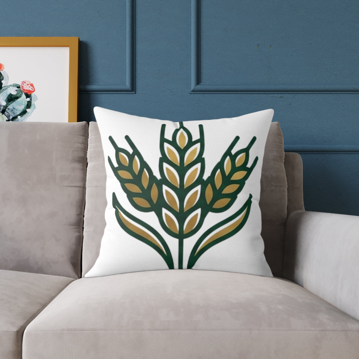 Virgo Zodiac Astrological Square Poly Canvas Pillow