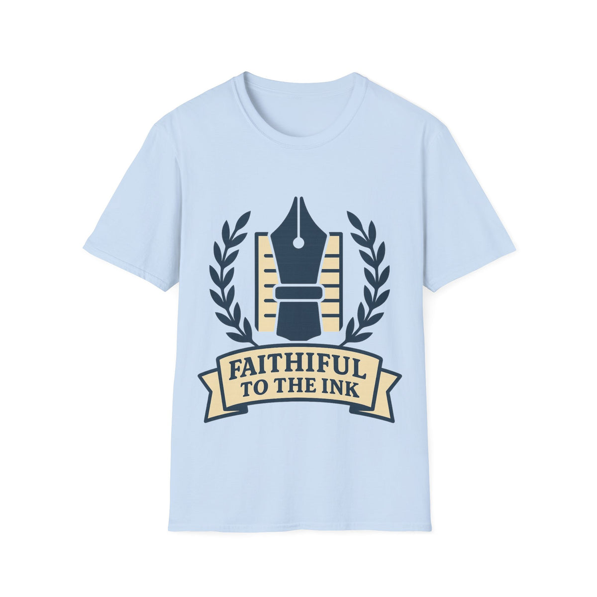 "Faithful To The Ink" Vintage Fountain Pen Tee | Retro Author Writer T-Shirt - Trending Now - September 2026