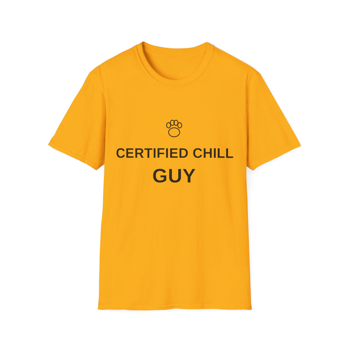 Certified Chill T-Shirt — 'Certified Chill' Paw Graphic Relaxed Tee - Trending Now - August 2026