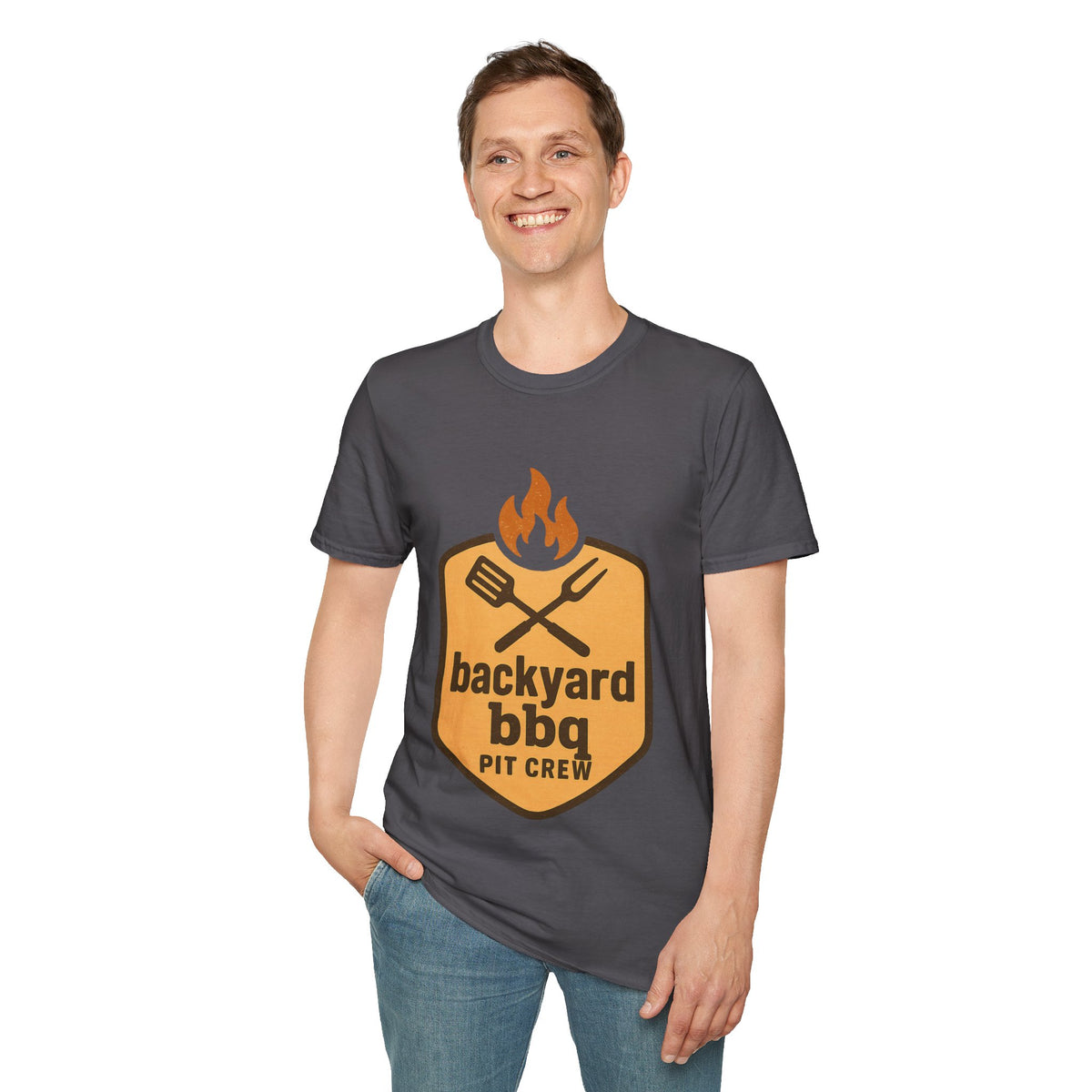 Backyard BBQ T-Shirt — Grilling Badge Tee - Trending Now - August 2026