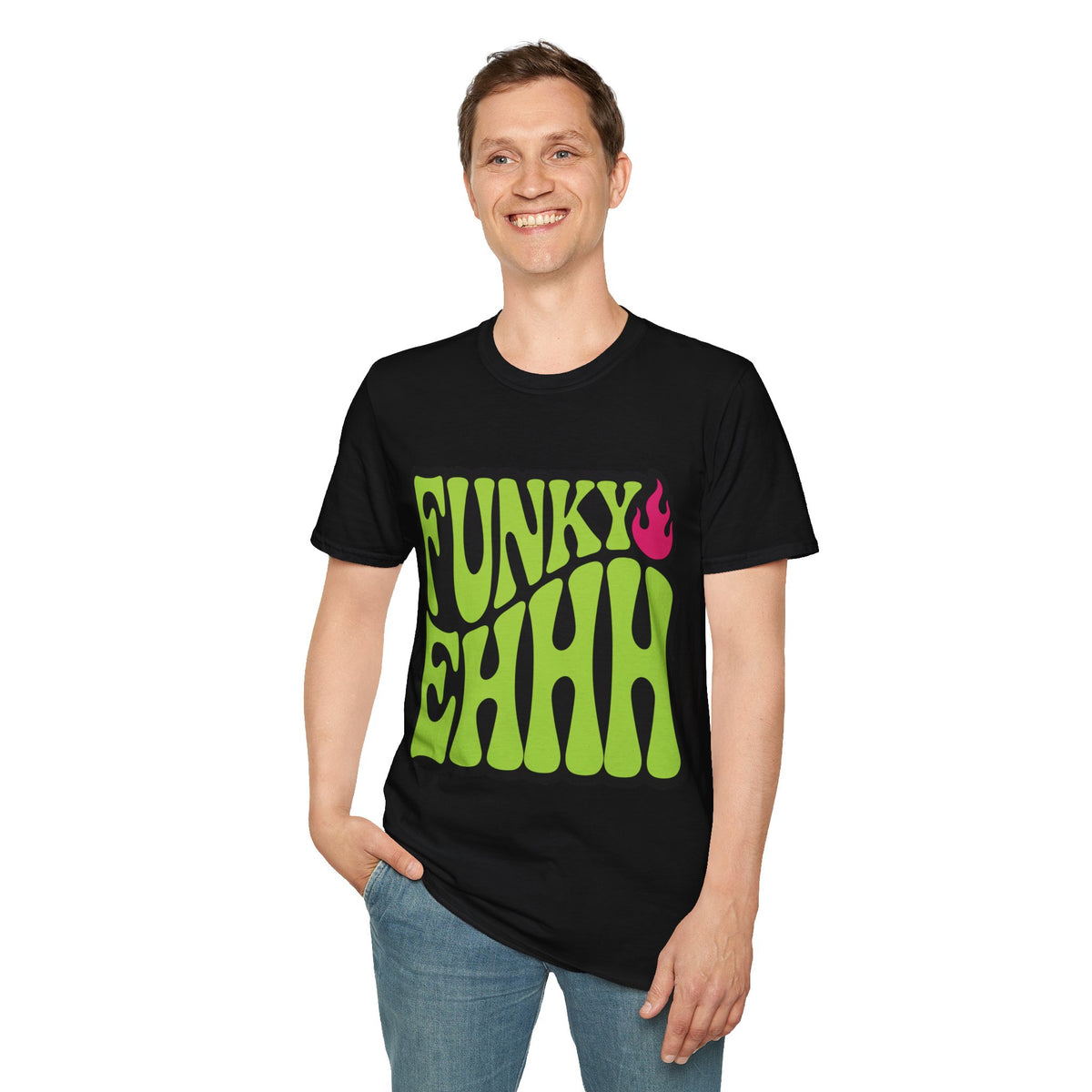 Funky Chili T-Shirt — Retro Psychedelic Green Flame Graphic Tee - Trending Now - August 2026