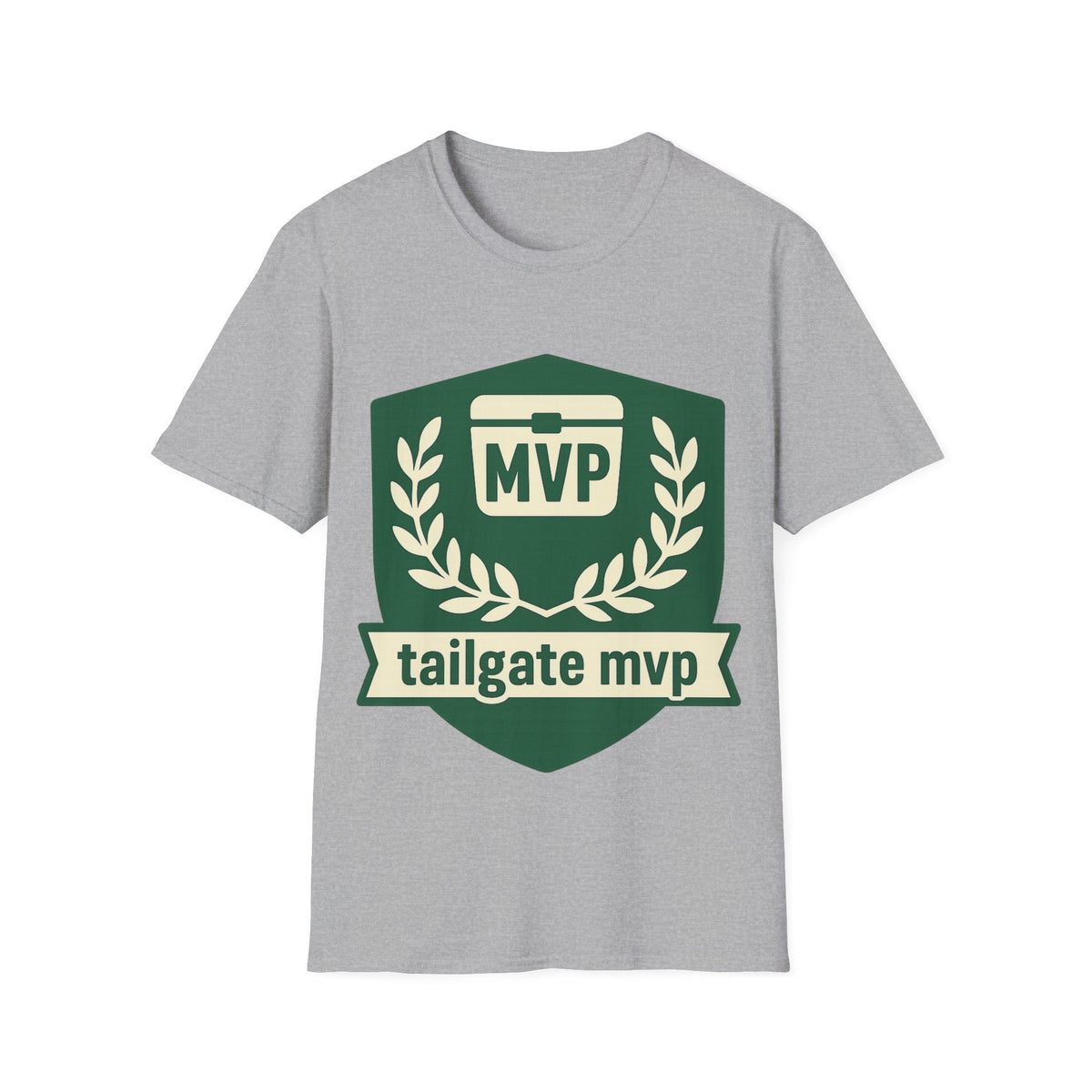 MVP Tailgate T-Shirt — Vintage Green MVP Badge Tee - Trending Now - August 2026