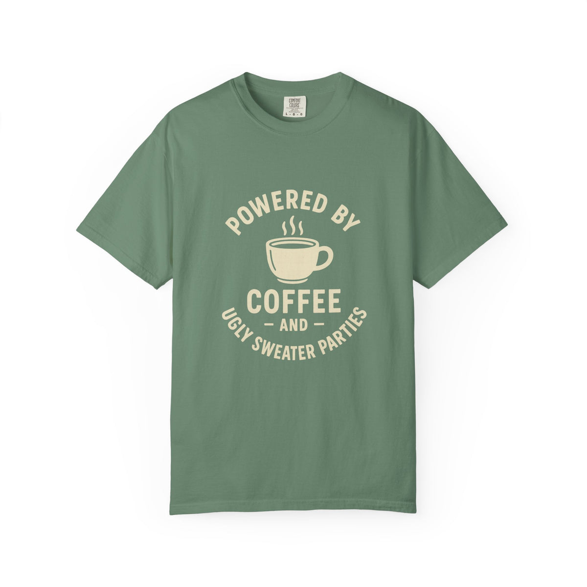 Powered by Coffee T-Shirt — Funny Coffee Lover Tee - Trending Now - October 2026