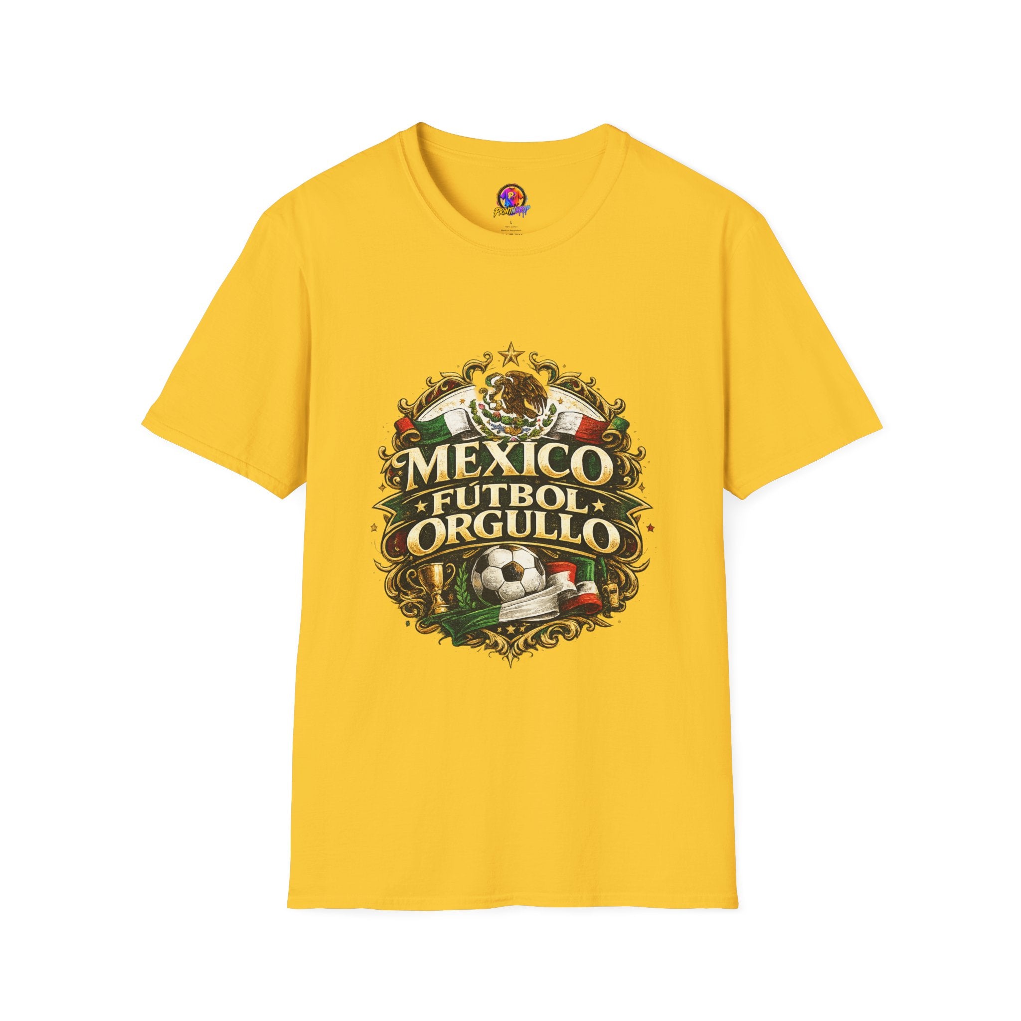 Mexico Fútbol Orgullo T-Shirt — Mexican Soccer Pride Graphic Tee