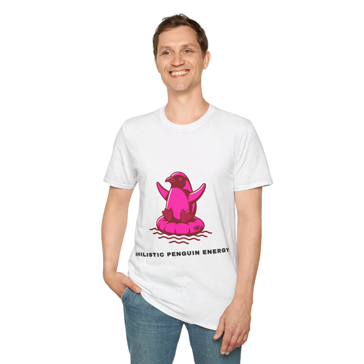 Penguin Energy T‑Shirt — Cute Pink Penguin Graphic Tee - Trending Now - September 2026