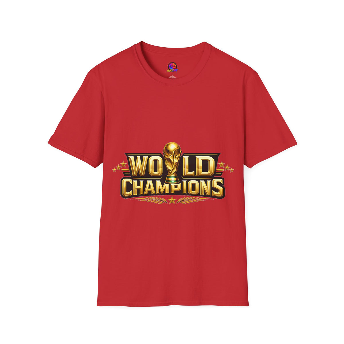 World Champions T-Shirt — Gold Trophy Sports Tee