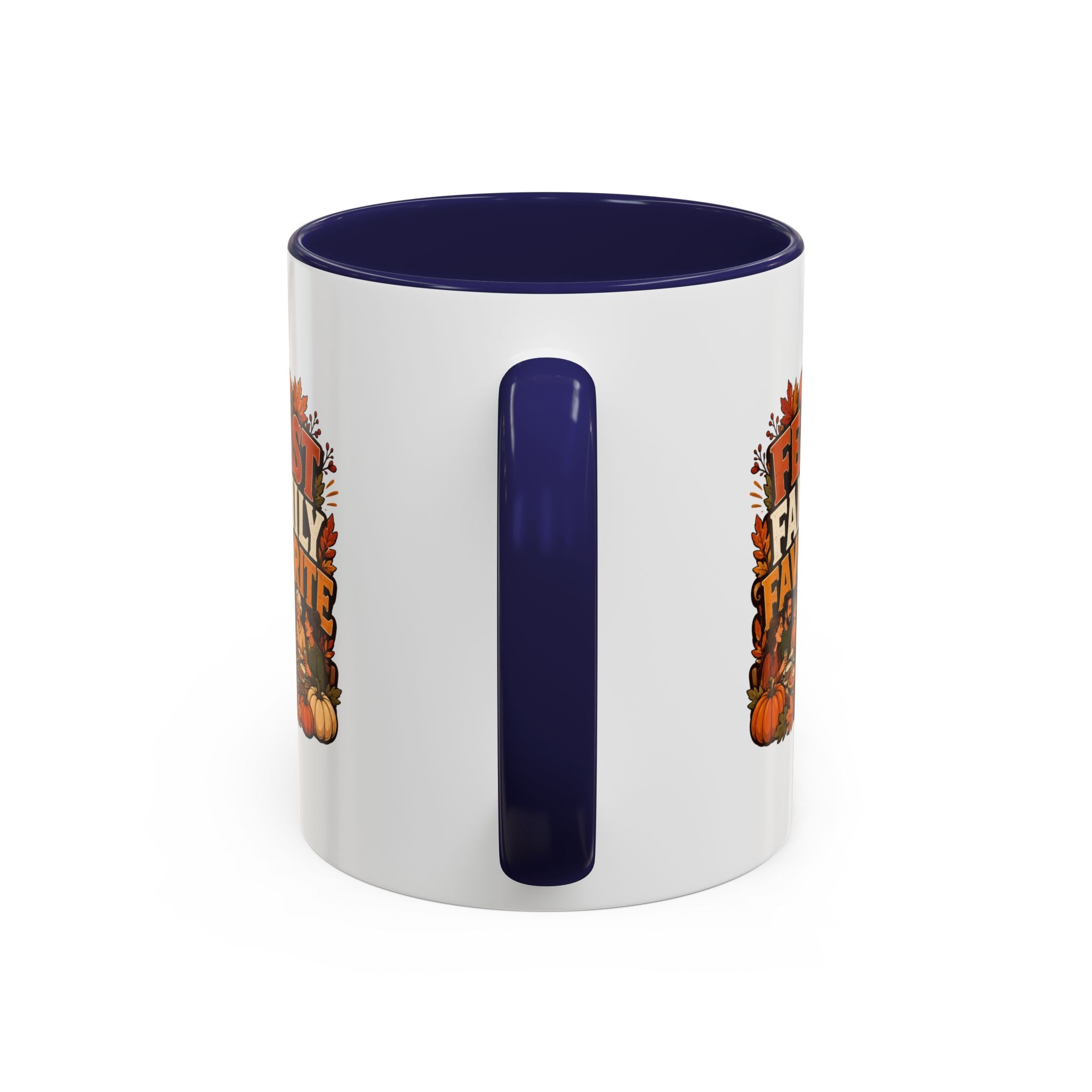 Thanksgiving Mug Feast Family Favorite Coffee Mug — Thanksgiving Pumpkin Autumn Design