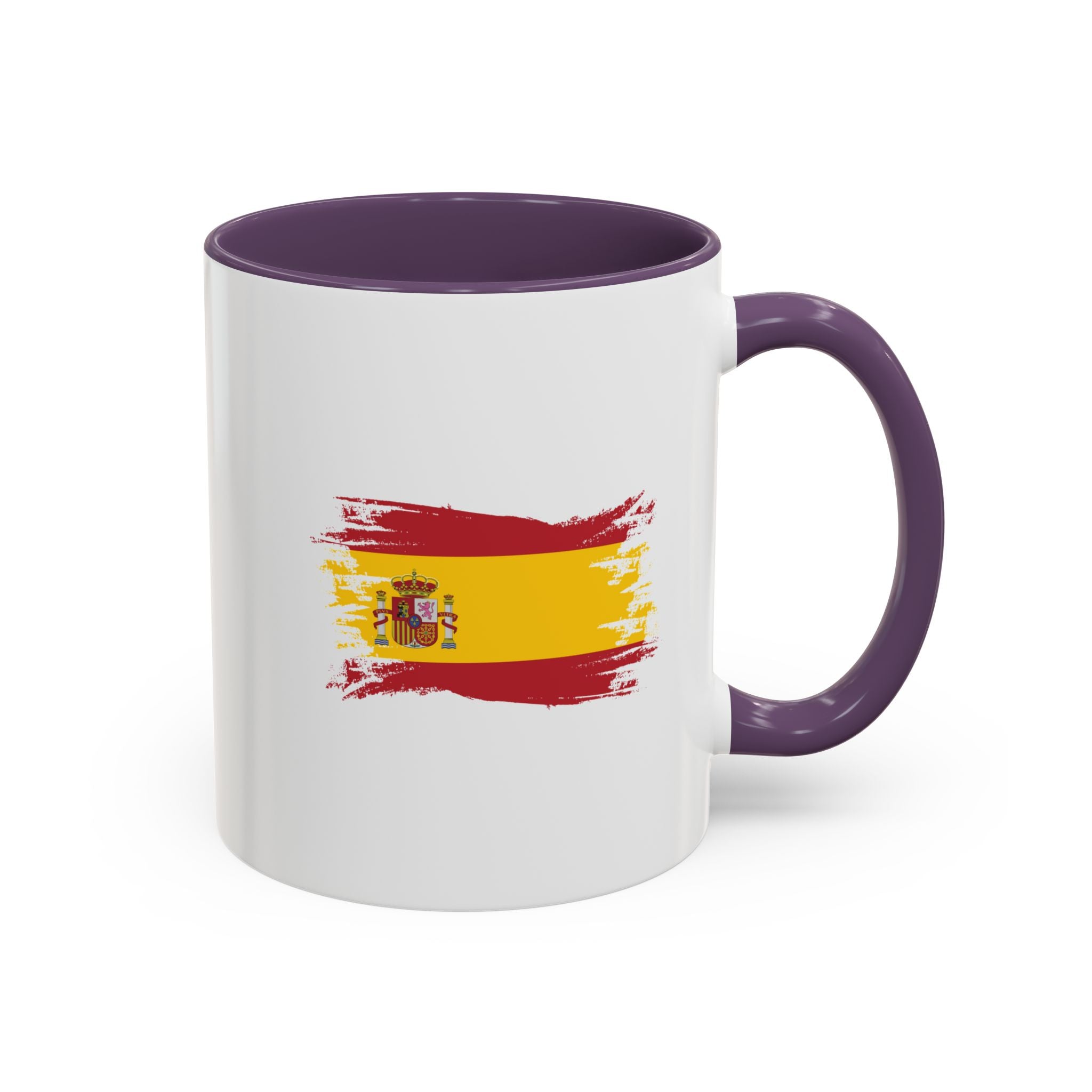 Spain Flag Coffee Mug — Spanish Brushstroke Accent Mug