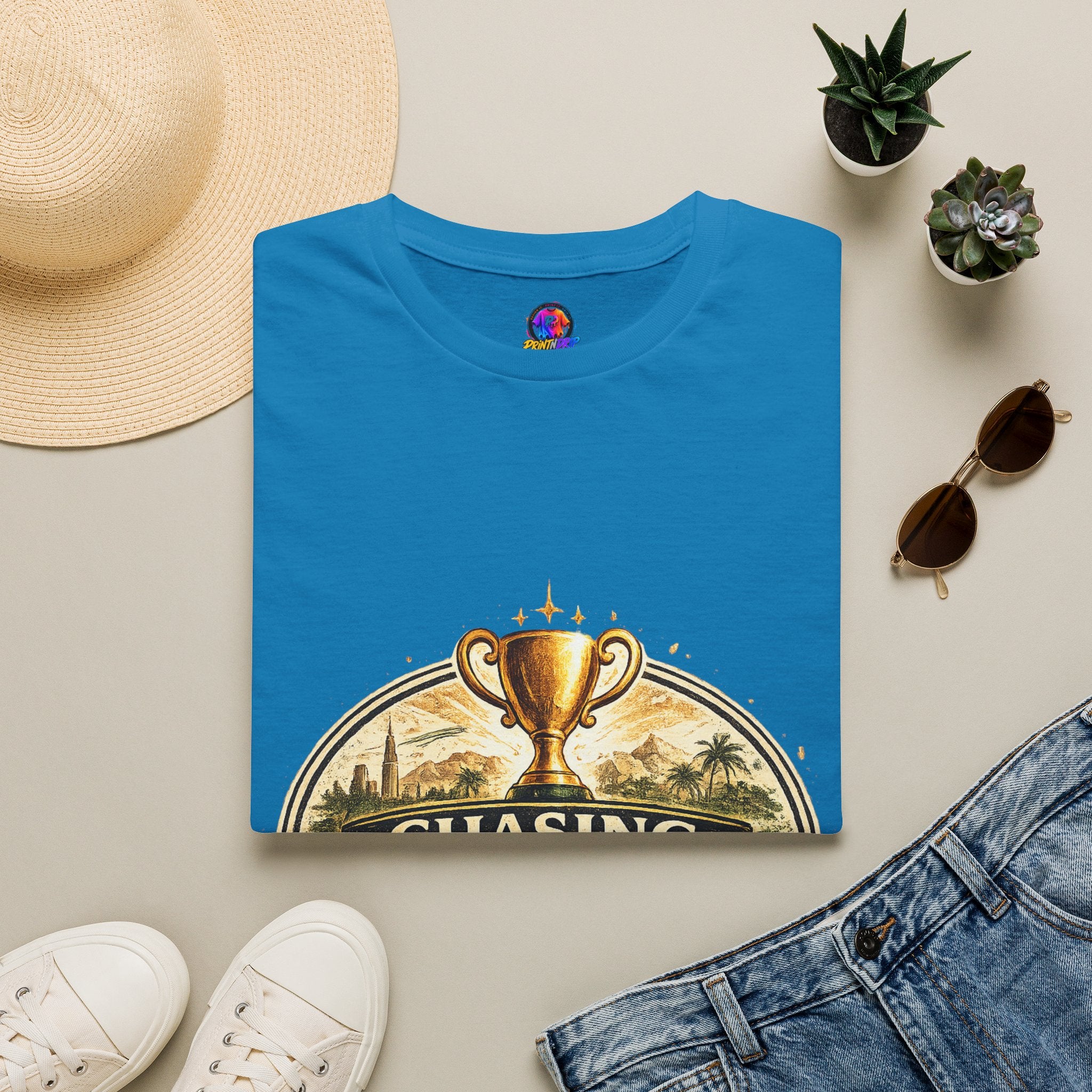 T-Shirt — Chasing Trophies Vintage Trophy Graphic Tee