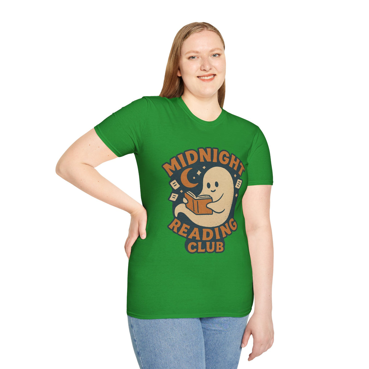 Midnight Reading Club T-Shirt — Cute Ghost Booklover Tee - Trending Now - August 2026