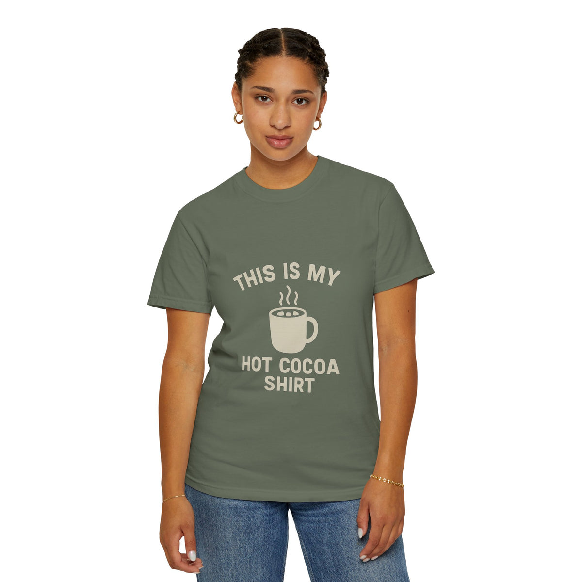 Hot Cocoa Shirt T-Shirt — "This Is My Hot Cocoa Shirt" Cozy Holiday Tee - Trending Now - October 2026