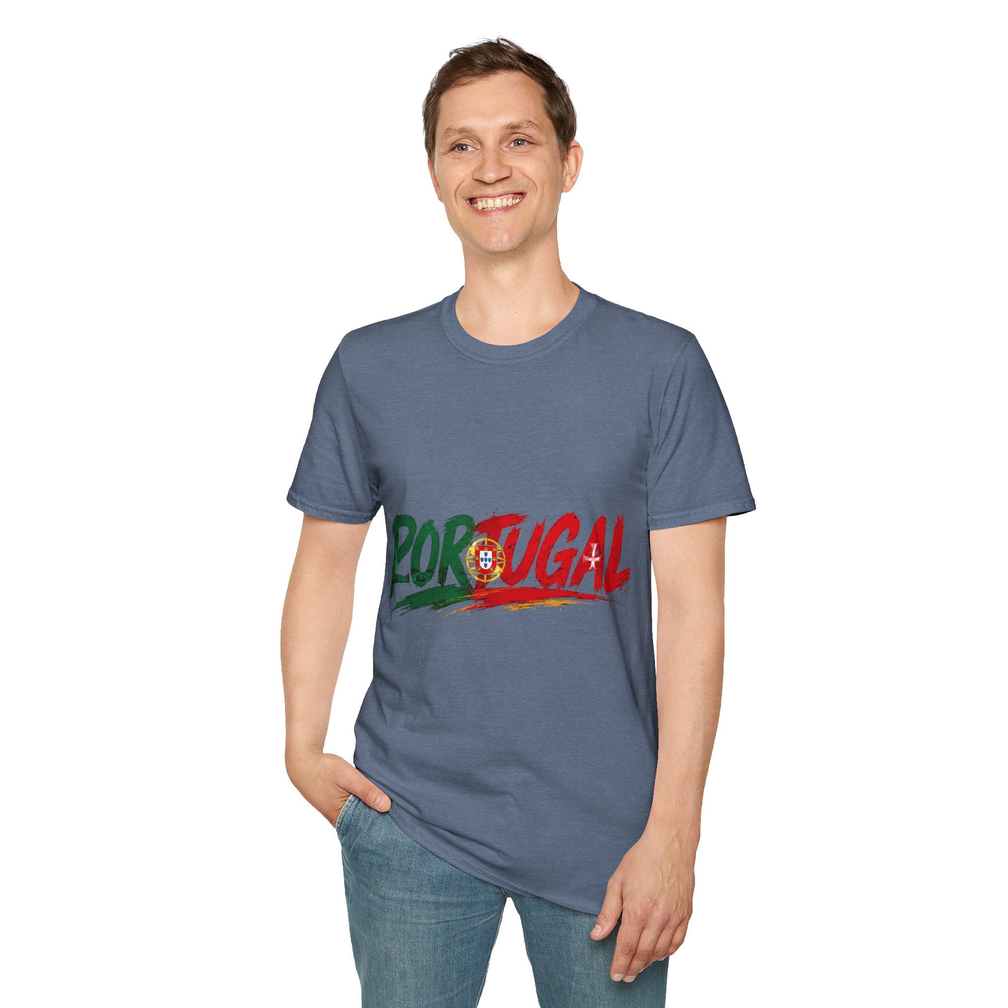 Portugal Flag Script T-Shirt — Portuguese Pride Tee