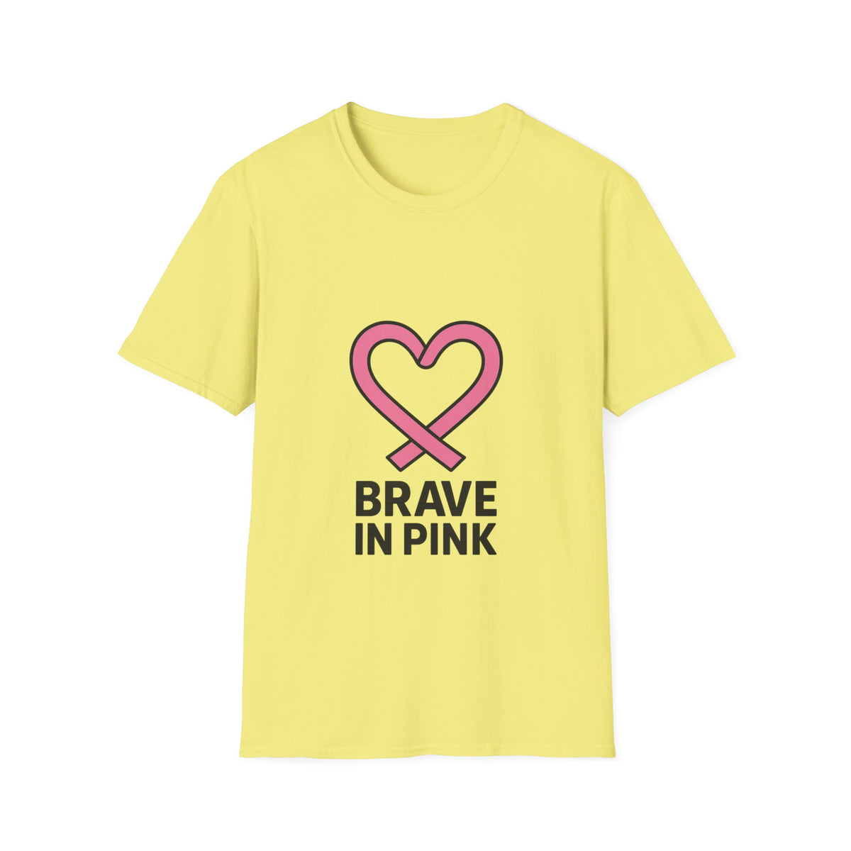 Brave in Pink T-Shirt — Breast Cancer Awareness Heart Tee - Trending Now - October 2026