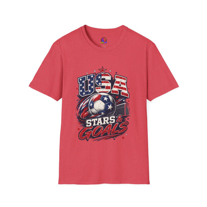 USA Stars & Goals Soccer T-Shirt